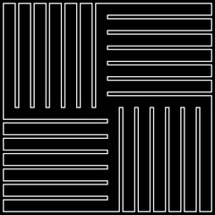 Simple pattern shape but looks unique