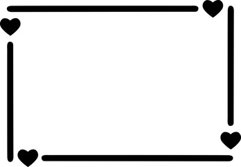 Arrow Line Frame Straight Border