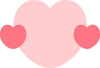 Love Illustration Photo Frame Background