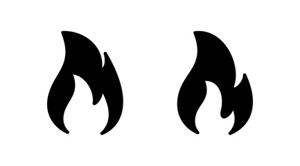 Fire icon vector. fire flame icon