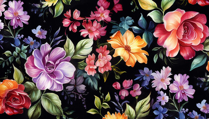 flowers pattern background