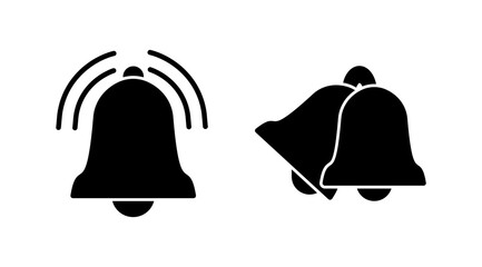 Bell Icon vector in trendy flat style isolated. Notification symbol web site design