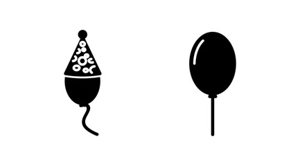 Balloon icon vector. air balloon icon isolated