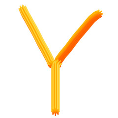 English alphabet . Helium balloons. Gold balloons for text, letter, holiday. Festive, realistic set. Letters from A to Z. Vector illustration.