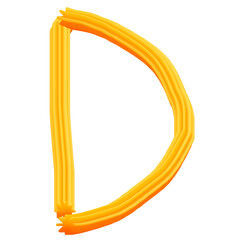 English alphabet . Helium balloons. Gold balloons for text, letter, holiday. Festive, realistic set. Letters from A to Z. Vector illustration.