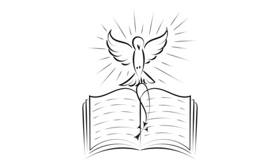 Christian Symbol design for print or use as poster, card, flyer, sticker, tattoo or T Shirt