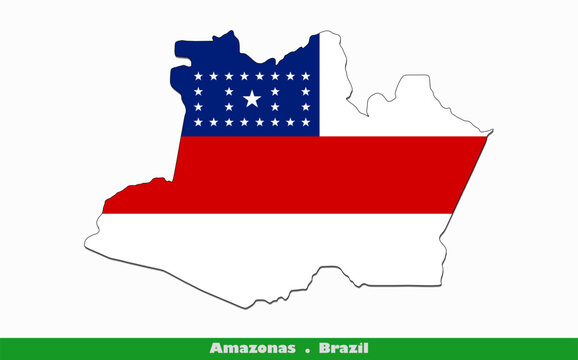 Amazonas Flag - States of Brazil (EPS)