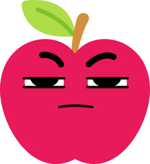 Annoyed Apple Face