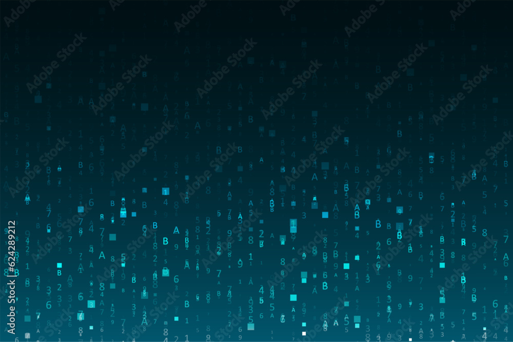 Poster big data transfer concepts in internet.
