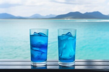 Beachside Refreshment: Iced Cocktails