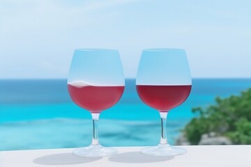 Beachside Refreshment: Iced Cocktails