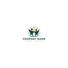 coaching logo vector design template