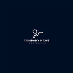 Modern letter W logo vector design template