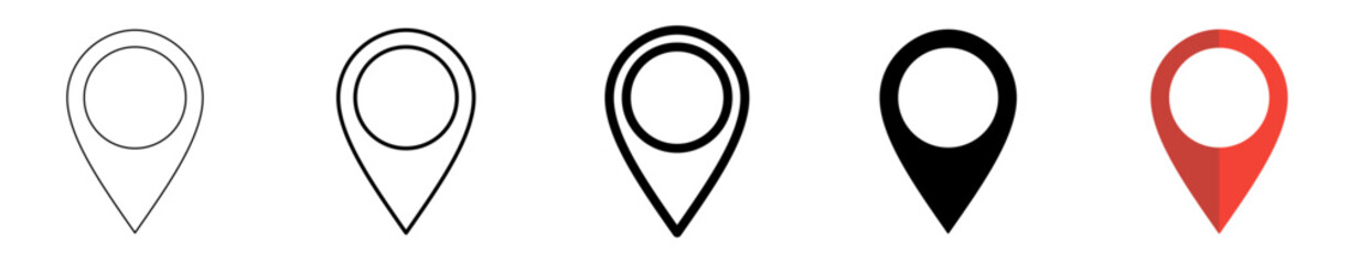 pin poin location on map icon