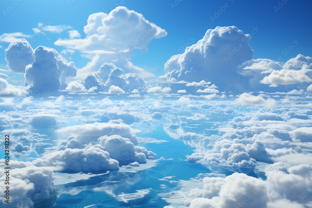 Poster a mesmerizing aerial view of the uyuni salt lake, revealing its vast expanse of shimmering white sal