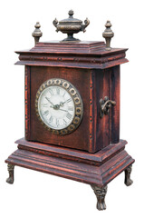 an antique mantel clock