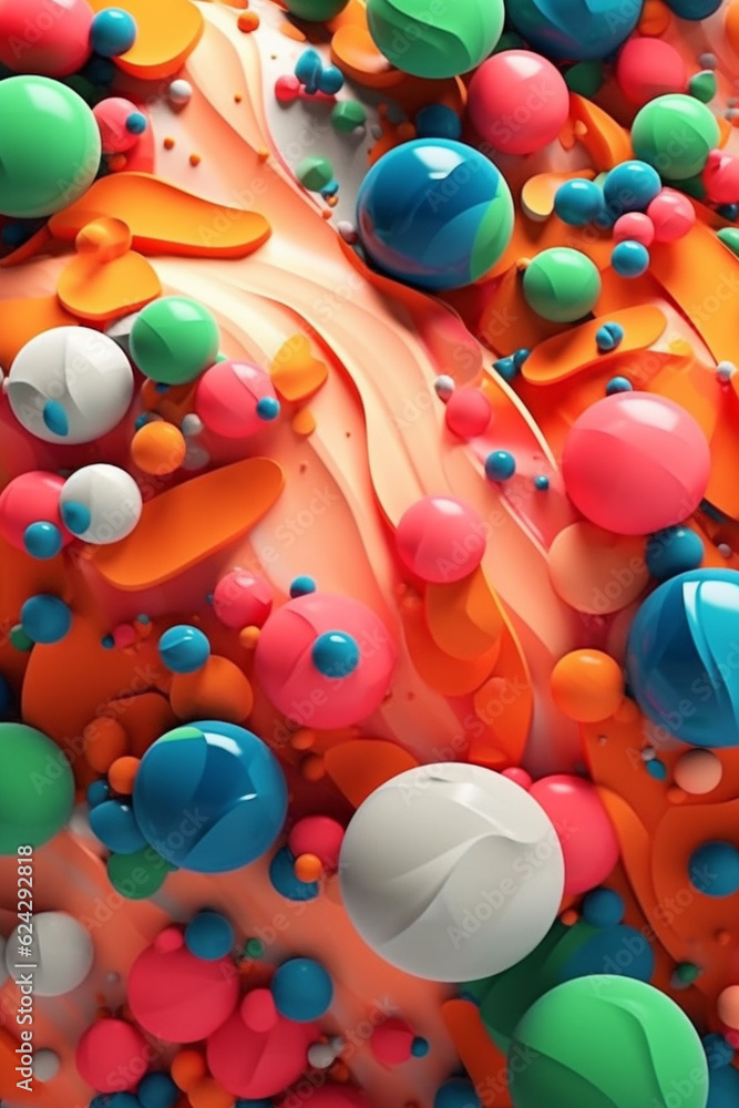 Poster art piece showcasing abstract and experimental animations, exploring movement, rhythm, and the inter