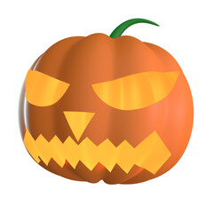 3D Halloween Icon Isolated