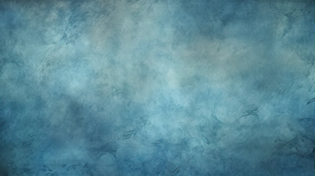 Abstract blue green background texture. Vintage grunge blue color banner. Generative AI