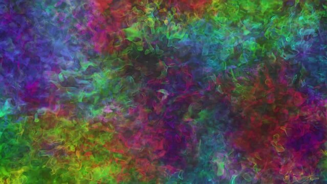 A Vibrant Abstract Rotating Background with Colorful Energy Waves. VJ Animation Loop.