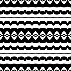 Simple repeating monochrome pattern. Abstract texture for fabric print, card, table cloth, furniture, banner, cover, invitation, decoration, wrapping.seamless repeating pattern. Black and white color.