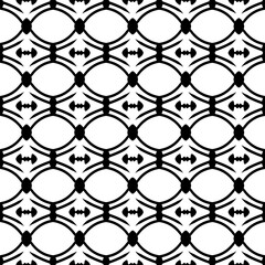 Simple repeating monochrome pattern. Abstract texture for fabric print, card, table cloth, furniture, banner, cover, invitation, decoration, wrapping.seamless repeating pattern. Black and white color.