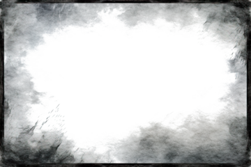 Grunge frame overlay, border with empty transparent copyspace inside