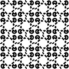 Simple repeating monochrome pattern. Abstract texture for fabric print, card, table cloth, furniture, banner, cover, invitation, decoration, wrapping.seamless repeating pattern. Black and white color.