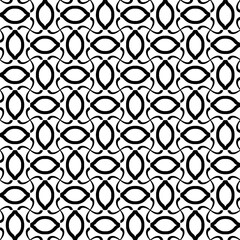 Simple repeating monochrome pattern. Abstract texture for fabric print, card, table cloth, furniture, banner, cover, invitation, decoration, wrapping.seamless repeating pattern. Black and white color.