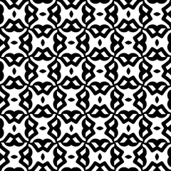 Simple repeating monochrome pattern. Abstract texture for fabric print, card, table cloth, furniture, banner, cover, invitation, decoration, wrapping.seamless repeating pattern. Black and white color.