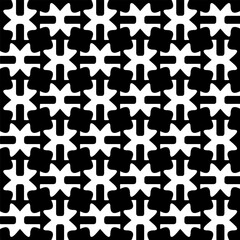 Simple repeating monochrome pattern. Abstract texture for fabric print, card, table cloth, furniture, banner, cover, invitation, decoration, wrapping.seamless repeating pattern. Black and white color.