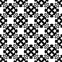 Simple repeating monochrome pattern. Abstract texture for fabric print, card, table cloth, furniture, banner, cover, invitation, decoration, wrapping.seamless repeating pattern. Black and white color.