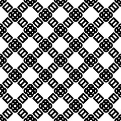 Simple repeating monochrome pattern. Abstract texture for fabric print, card, table cloth, furniture, banner, cover, invitation, decoration, wrapping.seamless repeating pattern. Black and white color.