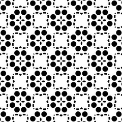 Fototapeta na wymiar Simple repeating monochrome pattern. Abstract texture for fabric print, card, table cloth, furniture, banner, cover, invitation, decoration, wrapping.seamless repeating pattern. Black and white color.
