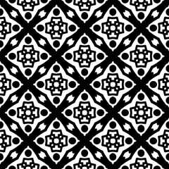 Simple repeating monochrome pattern. Abstract texture for fabric print, card, table cloth, furniture, banner, cover, invitation, decoration, wrapping.seamless repeating pattern. Black and white color.