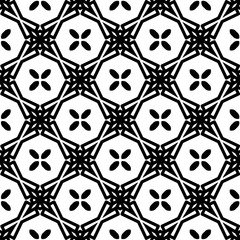 Simple repeating monochrome pattern. Abstract texture for fabric print, card, table cloth, furniture, banner, cover, invitation, decoration, wrapping.seamless repeating pattern. Black and white color.