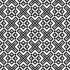 Simple repeating monochrome pattern. Abstract texture for fabric print, card, table cloth, furniture, banner, cover, invitation, decoration, wrapping.seamless repeating pattern. Black and white color.