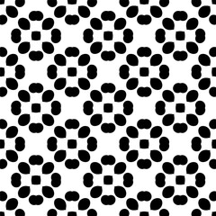 Simple repeating monochrome pattern. Abstract texture for fabric print, card, table cloth, furniture, banner, cover, invitation, decoration, wrapping.seamless repeating pattern. Black and white color.