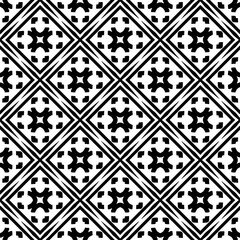 Simple repeating monochrome pattern. Abstract texture for fabric print, card, table cloth, furniture, banner, cover, invitation, decoration, wrapping.seamless repeating pattern. Black and white color.