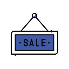 Sale Signage Icons, vector stock illustration.