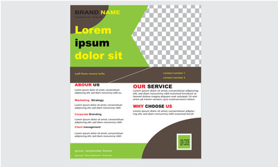  corporate flyer design for company and business 