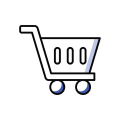 Cart Icons, vector stock illustration.