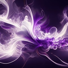 Abstract fractal. Fractal art background for creative design. Decoration for wallpaper, desktop, poster, cover booklet. AI generated.