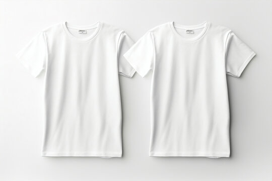 Cotton t-shirt shirt white cloth mock-up space fashion image copy stylish blank