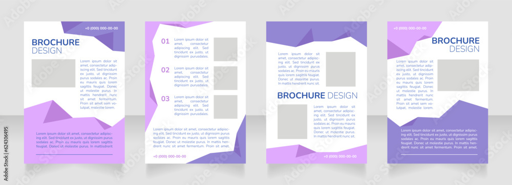 Poster student council in university blank brochure layout design. vertical poster template set with empty 