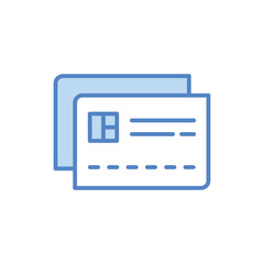 Atm Card Icons, vector stock illustration.