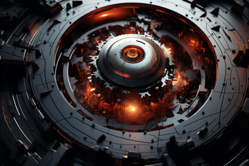 future futuristic ferromagnetic technology. Generative AI