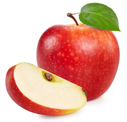 Apples isolated on white