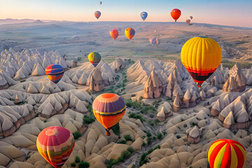 hot air balloon landscape in Cappadocia
Generative AI