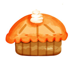 cake isolated on white